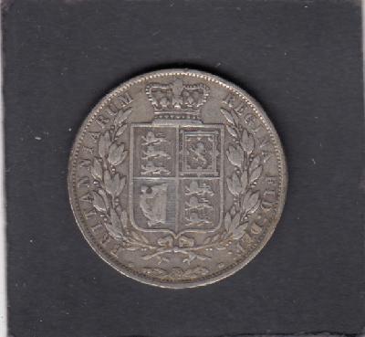 Beschrijving: 1/2 Crown VICTORIA